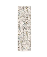 Scott Living Expressions Wellspring Oyster 2'4" x 7'10" Runner Rug