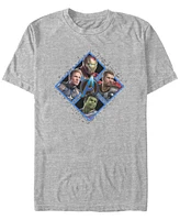 Marvel Men's Avengers Endgame Hero Four Square