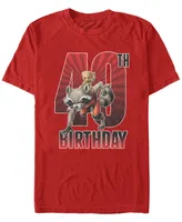 Fifth Sun Men's Marvel Guardians of The Galaxy Rocket and Baby Groot 40th Birthday Short Sleeve T-Shirt