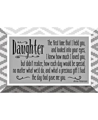 Dexsa Daughter Glass Plaque with Easel, 6" x 4"