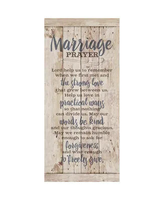 Dexsa Marriage Prayer New Horizons Wood Plaque, 5.5" x 12"