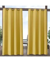 Exclusive Home Aztec Indoor Outdoor Grommet Top Curtain Panel Pair