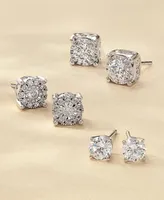 Diamond Stud Earrings (5/8 ct. t.w.) in 14k White Gold