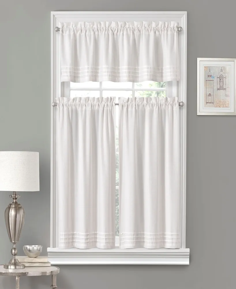 Vue Window Solutions Kingsbury 52'' x 45'' Pleated Tier Pair