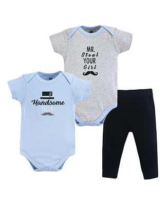 Hudson Baby Boys 2 Bodysuit and Pants Set