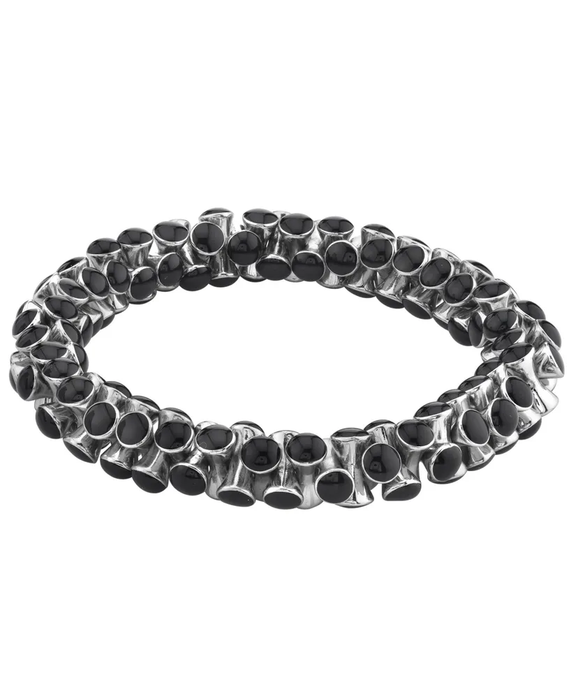 2028 Silver-Tone Stretch Bracelet