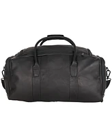 Colombian Leather 20" Single Compartment Top Load Travel Duffel Bag