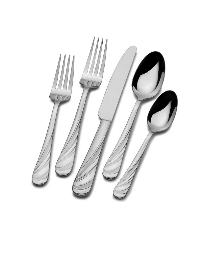 Mikasa Swirl 20PC Flatware Set, Service for 4