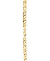 Curb Link 22" Chain Necklace (7mm) in 18k Gold-Plated Sterling Silver