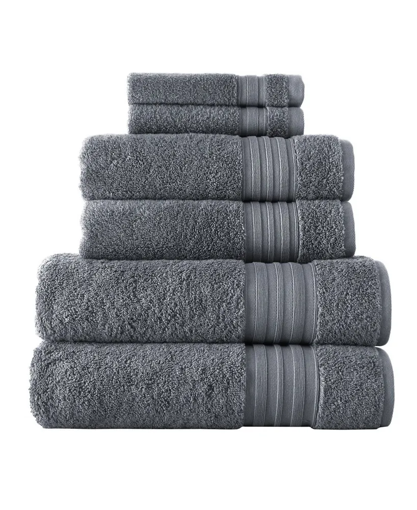 Turkish Spa Collection 6-Pc Cotton Towel Set