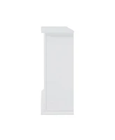 Southern Enterprises Elior Marble Tiled Electric Fireplace