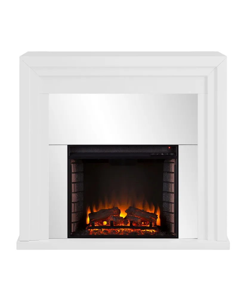 Southern Enterprises Morrigan Mirrored Electric Fireplace