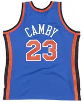 Mitchell & Ness Men's Marcus Camby New York Knicks Hardwood Classic Swingman Jersey