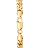 Cuban Link 24" Chain Necklace in 18k Gold-Plated Sterling Silver