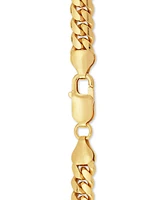 Cuban Link 22" Chain Necklace in 18k Gold-Plated Sterling Silver