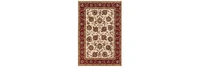 Oriental Weavers Round Area Rug, Ariana 117J Tabriz Ivory 6'