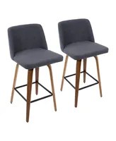 Toriano Swivel Bar Stool (Set of 2)