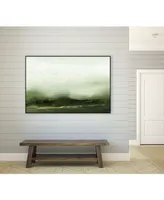 Giant Art 40" x 30" Verdant Iii Art Block Framed Canvas