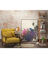 Giant Art 36" x 24" Exuberant Splotch Art Block Framed Canvas