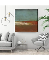 Giant Art 20" x 20" Sea Horizon Iii Art Block Framed Canvas