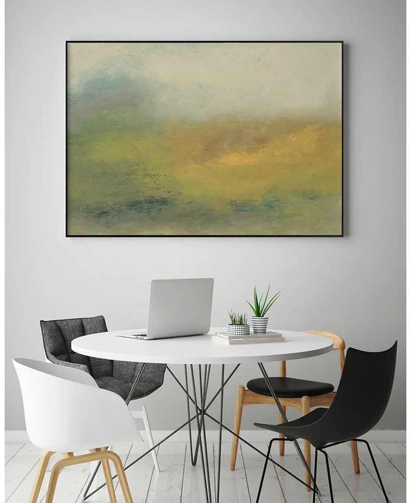 Giant Art 20" x 16" Hillside I Art Block Framed Canvas