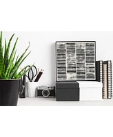 Giant Art 30" x 30" Stripe Block Prints I Art Block Framed Canvas