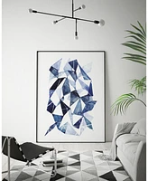 Giant Art 20" x 16" Chrysalis Ii Art Block Framed Canvas