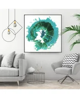 Giant Art 30" x 30" Geode Abstract I Art Block Framed Canvas