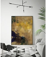 Giant Art 14" x 11" Amber Haze Ii Art Block Framed Canvas