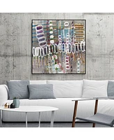 Giant Art 30" x 30" Tribal One I Art Block Framed Canvas