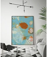 Giant Art 40" x 30" Phoenix Ii Art Block Framed Canvas