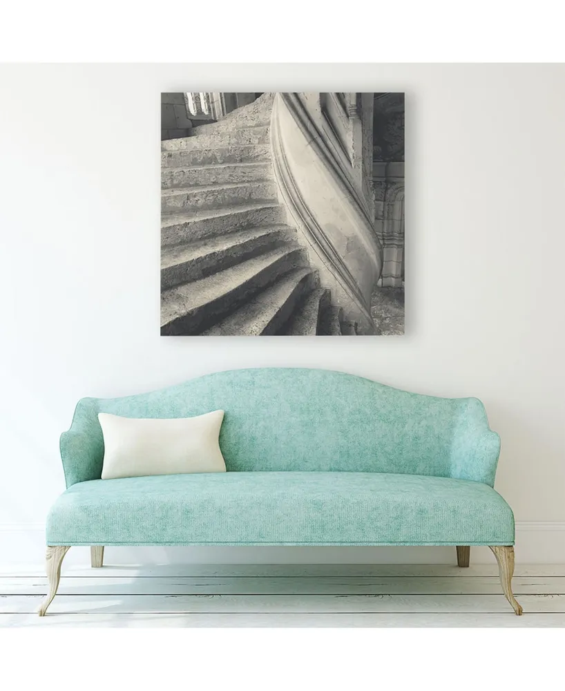 Giant Art 30" x 30" Descending I Museum Mounted Canvas Print