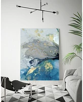 Giant Art 32" x 24" Ocean Splash I Museum Mounted Canvas Print