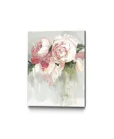 Giant Art 40" x 30" Peonies Museum Mounted Canvas Print