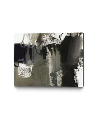 Giant Art 32" x 24" Midnight Abstract Vi Museum Mounted Canvas Print