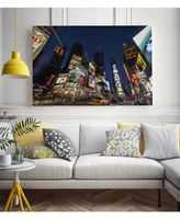 Giant Art 24" x 18" Times Square Billboards Museum Mounted Canvas Print