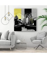 Giant Art 30" x 30" Triptych Ii Museum Mounted Canvas Print