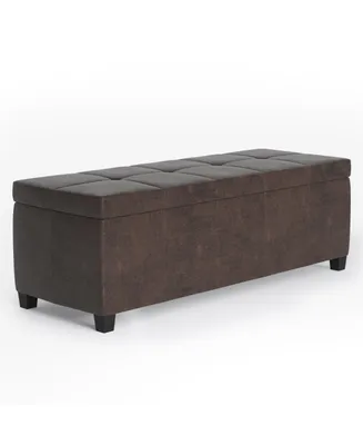 Castleford Transitional Rectangle Storage Ottoman