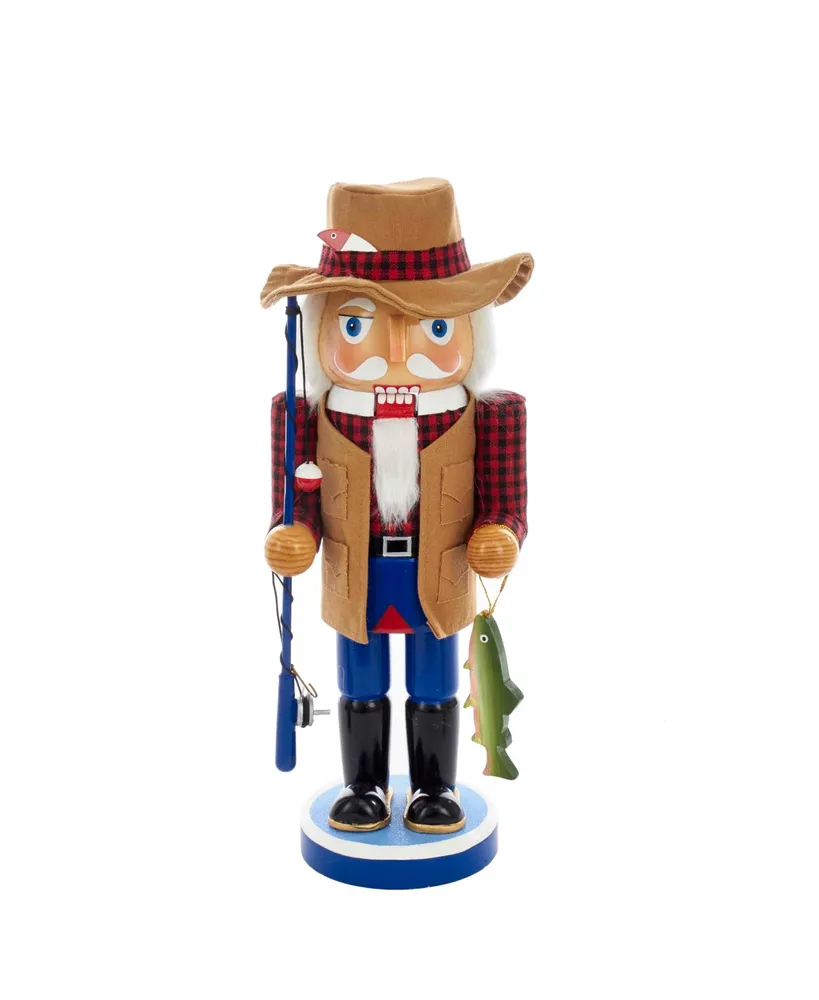 Kurt Adler Wooden Fisherman Nutcracker