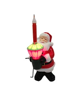 Kurt Adler 7-Inch Injection Mold Santa Bubble Light Tabletop Decoration