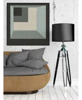 Giant Art Geometric Perspective I Art Block Framed Canvas