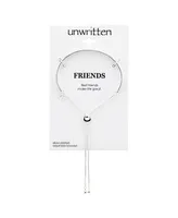 Unwritten "Friends" Silver Plated Adjustable Bolo Bracelet