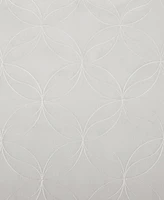 No. 918 Tamaryn Embroidered Trellis Sheer Rod Pocket Curtain Panel