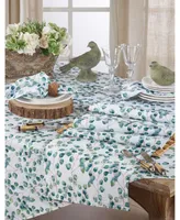 Saro Lifestyle Eucalyptus Leaf Long Table Runner