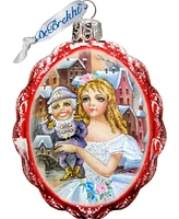 G.DeBrekht Nutcracker Keepsake Glass Ornament