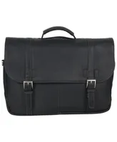 Colombian Leather Flapover 15.6" Laptop Bag