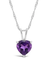 Blue Topaz (2-1/3 ct. t.w.) Pendant Necklace Sterling Silver. Also Available Amethyst (1-5/8