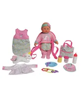 Dream Collection 16" Baby Doll Travelling Set