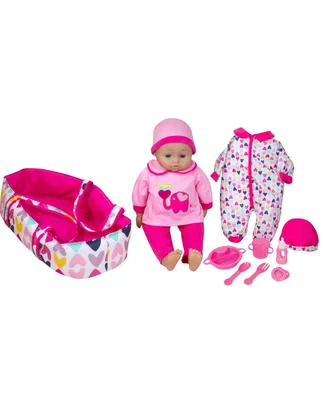 Lissi Dolls 16" Talking Baby Doll with Accessories