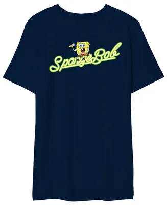 Spongebob Coffee Break Men's Graphic T-Shirt - Spongbob Mens T